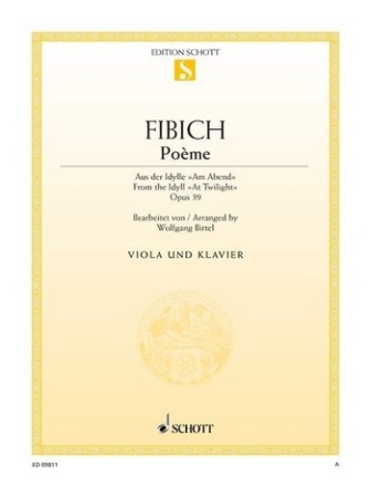 Pome op. 39 fr Viola und Klavier