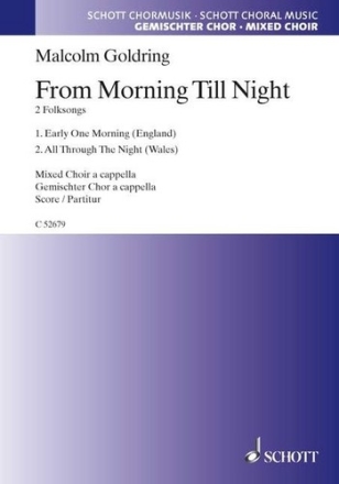 From Morning Till Night fr gemischten Chor (SATB) Chorpartitur