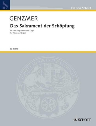 Das Sakrament der Schpfung fr Gesang und Orgel