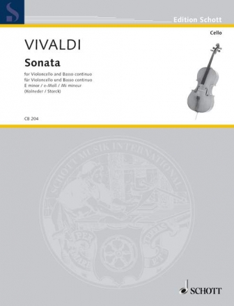 Sonata e-Moll fr Violoncello und Basso continuo