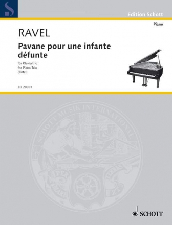 Pavane pour une infante dfunte fr Violine, Violoncello und Klavier Stimmen