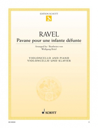 Pavane pour une infante dfunte fr Violoncello und Klavier