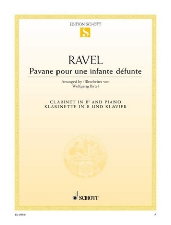 Pavane pour une infante dfunte fr Klarinette und Klavier
