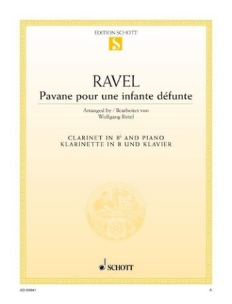 Pavane pour une infante dfunte fr Klarinette und Klavier
