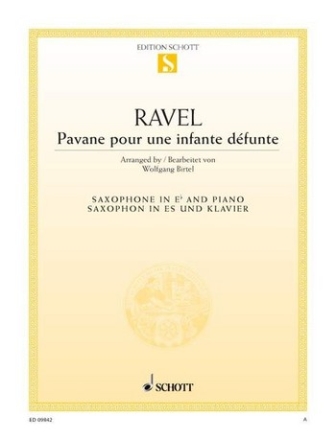 Pavane pour une infante dfunte fr Altsaxophon und Klavier