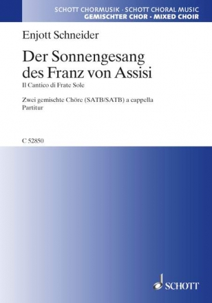 Der Sonnengesang des Franz von Assisi fr gem Chor a cappella Partitur (dt)