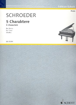 5 Charaktere fr Klavier