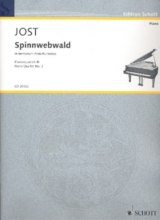 Spinnwebwald fr Klavierquartett Partitur und Stimmen