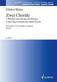 Zwei Chorle fr gemischten Chor (SABar) Chorpartitur