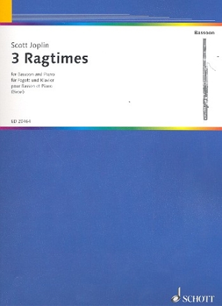3 Ragtimes für Fagott und Klavier