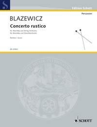 Blazewicz, Marcin: Concerto rustico fr Marimbaphon und Streichorchester Stimmensatz