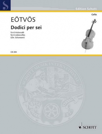 CB284 Dodici per sei fr 6 Violoncelli Partitur und Stimmen,