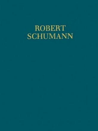 Schumann, Robert: Toccata / Allegro / Carnaval u.a. fr Klavier Partitur und Kritischer Bericht - Gesamtausgaben