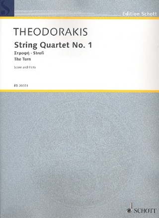 Streichquartett Nr. 1 fr Streichquartett Partitur und Stimmen