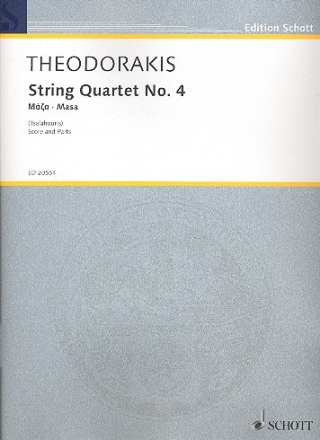 Streichquartett Nr. 4 fr Streichquartett Partitur und Stimmen