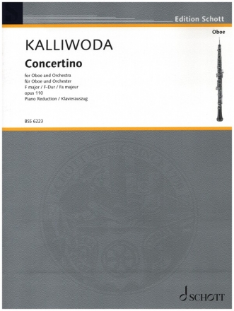 Concertino op.110 fr Oboe und Orchester Klavierauszug