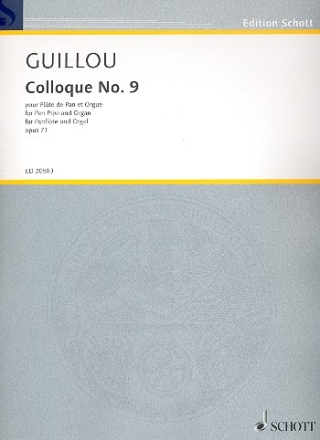 Colloque No. 9 op. 71 fr Panflte und Orgel