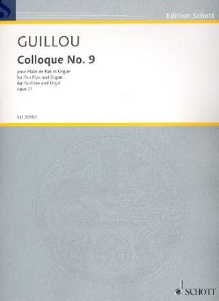 Colloque No. 9 op. 71 fr Panflte und Orgel