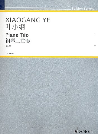 Klaviertrio op. 59 fr Violine, Violoncello und Klavier Partitur und Stimmen