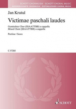 Krutul, Jan: Victimae paschali laudes fr gemischten Chor (SSAATTBB) Chorpartitur