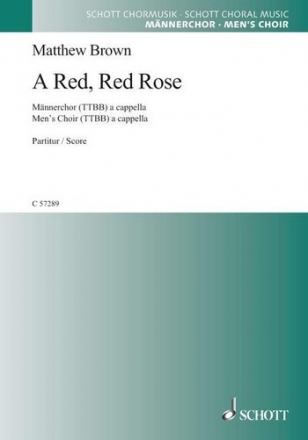 A red red Rose fr Mnnerchor a cappella Partitur (en)