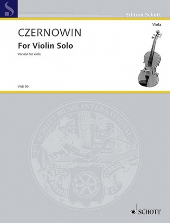 For Violin solo fr Viola