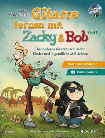 Gitarre lernen mit Zacky und Bob Band 1 (+CD) fr Gitarre/Tabulatur