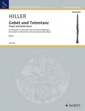 KLB100 Gebet und Totentanz fr Klarinette und Schlagzeug Partitur und Stimme
