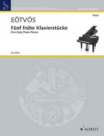 Fnf frhe Klavierstcke fr Klavier Einzelausgabe