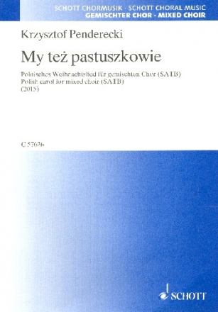 C57626 My tez pastuszkowie fr gem Chor a cappella Partitur