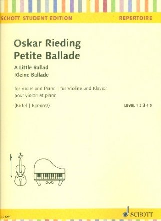 Petite Ballade fr Violine und Klavier