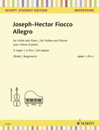 Allegro G-Dur fr Violine und Klavier
