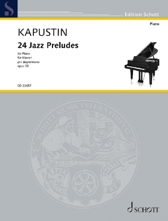 24 Jazz Preludes op.53 fr Klavier