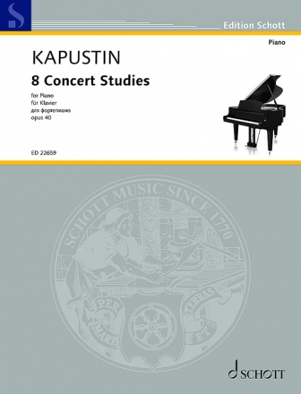 8 Concert Studies op.40 for piano