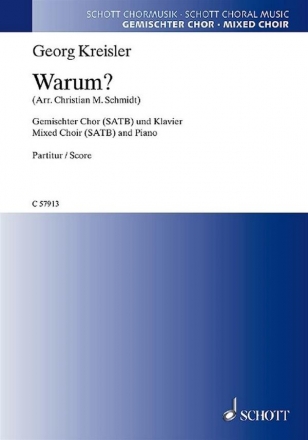 C57913 Warum fr gem Chor und Klavier Partitur