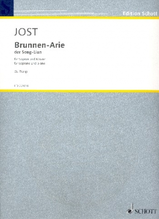 Brunnen-Arie der Song-Lian fr Sopran und Klavier (dt) Partitur