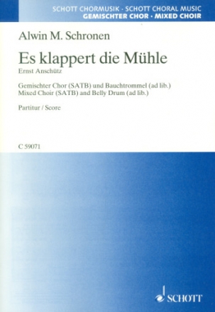 Es klappert die Mhle fr gem Chor a cappella Partitur