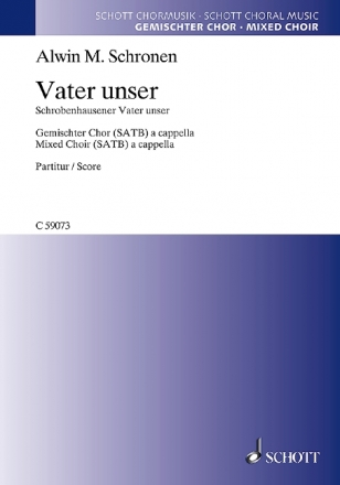 Vater unser fr gem Chor a cappella Partitur