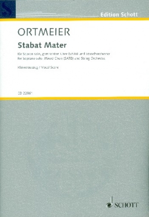 Stabat Mater fr Sopran, gem Chor und Streichorchester Klavierauszug