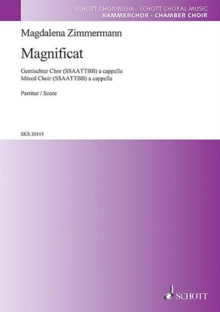 Magnificat fr gem Chor a cappella Partitur