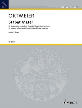 Stabat Mater fr Sopran, gem Chor und Streichorchester Partitur