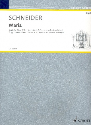Maria fr Oboe (Klarinette/Sopransaxophon) und Orgel