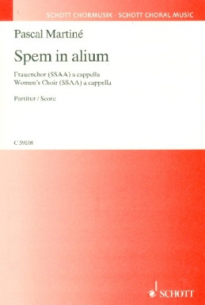 Spem in alium fr Frauenchor a cappella Partitur
