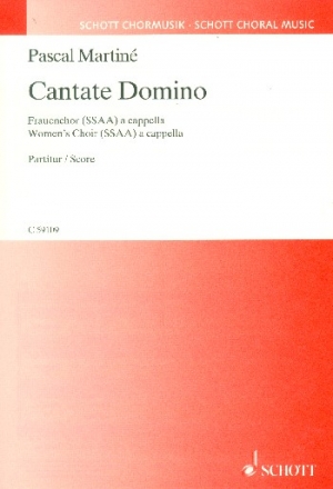 Cantate Domino fr Frauenchor a cappella Partitur