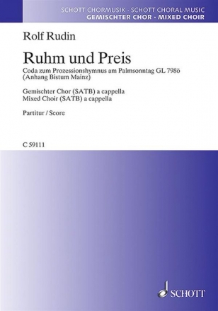 C59111 Ruhm und Preis fr gem Chor a cappella Partitur