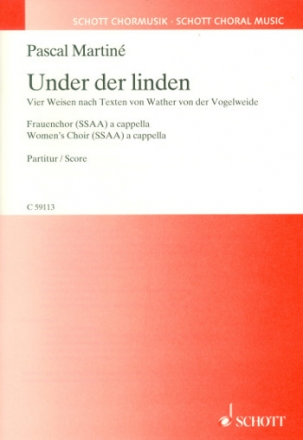 Under der linden fr Frauenchor a cappella Partitur (mittelhochdt)
