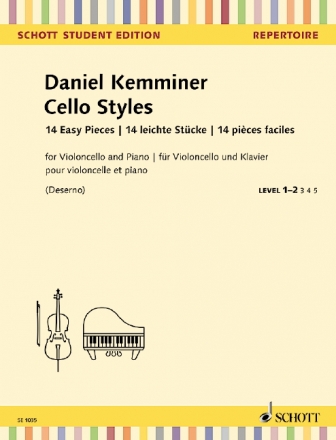 14 easy Pieces fr Violoncello und Klavier