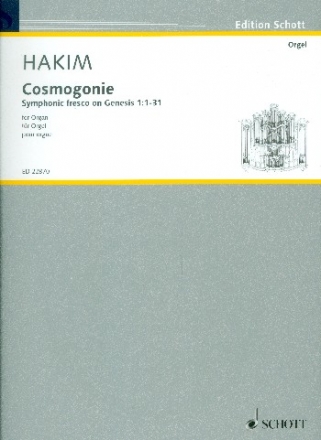 Cosmogonie fr Orgel