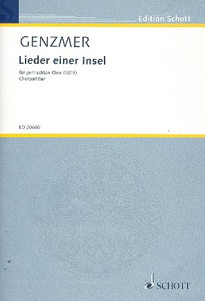 Lieder einer Insel GeWV 46 fr gemischten Chor (SATB) Chorpartitur