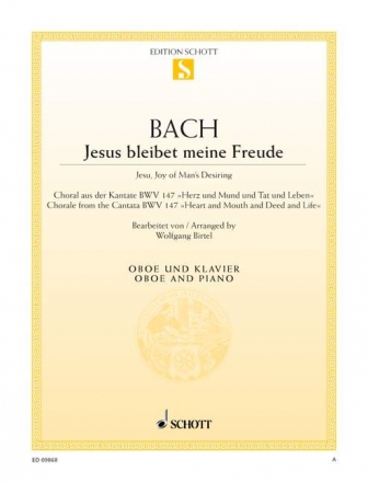Jesus bleibet meine Freude BWV147 fr Oboe und Klavier